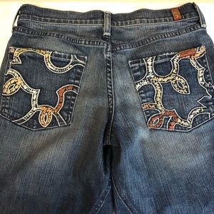 7 For All Man Kind Jean Shorts